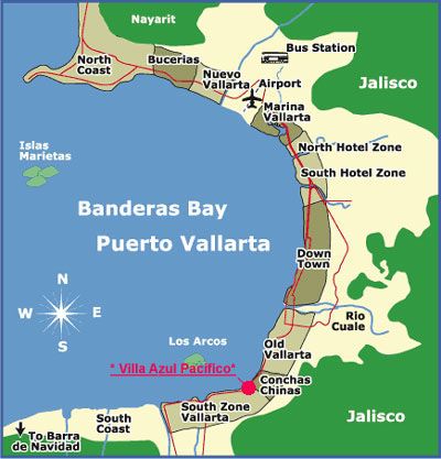 Puerto Vallarta Gay Map